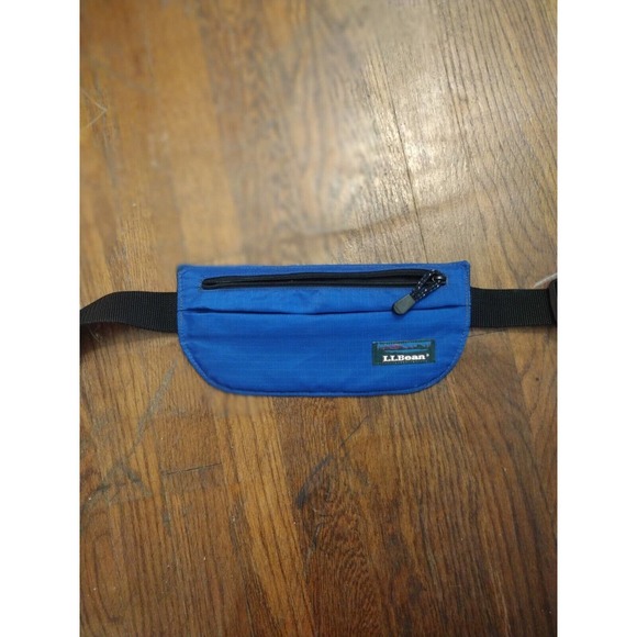 L.L. Bean Bags Vintage Ll Bean Hiking Fanny Hip Pack Blue Multi